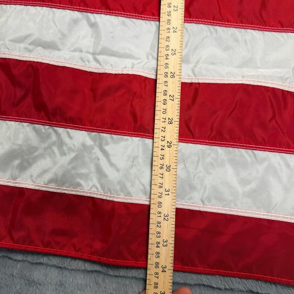 Annin & Co Nyl-Glo American Flag 100% Nylon Bunting Embroidered Stars 8834